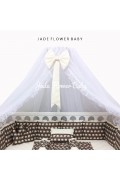 Mosquito Netting for Baby Crib With Ribbon
